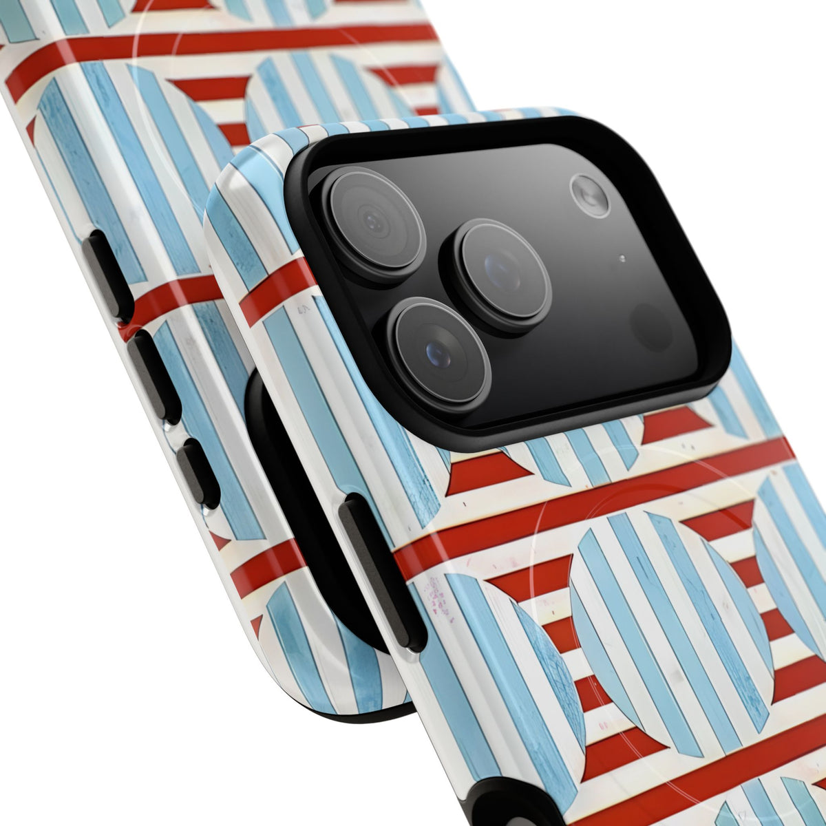 Riviera Stripe MagSafe Tough Phone Case — Magnetic Protective Cover