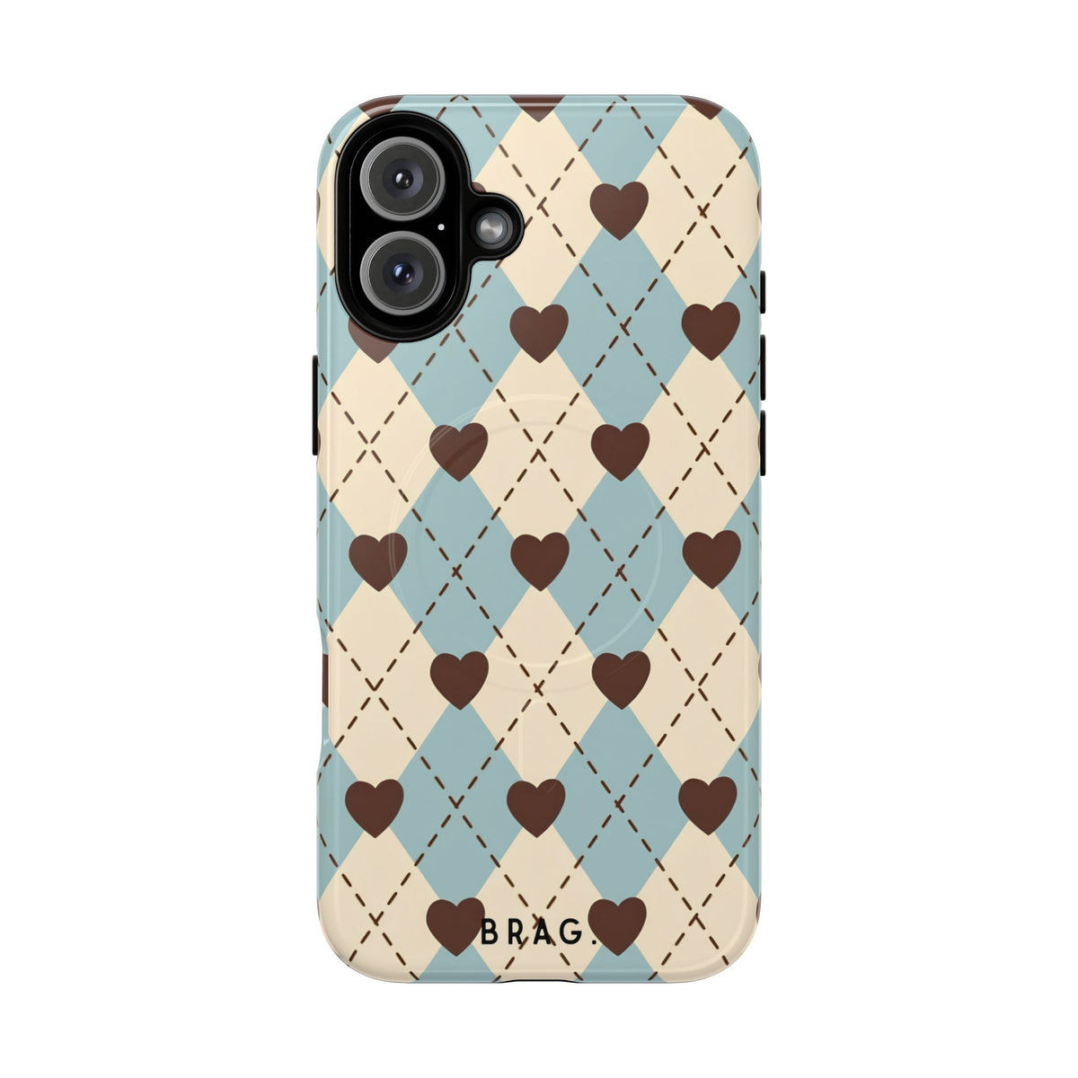 Sweetheart Plaid MagSafe Tough Phone Case — Magnetic Protective Cover