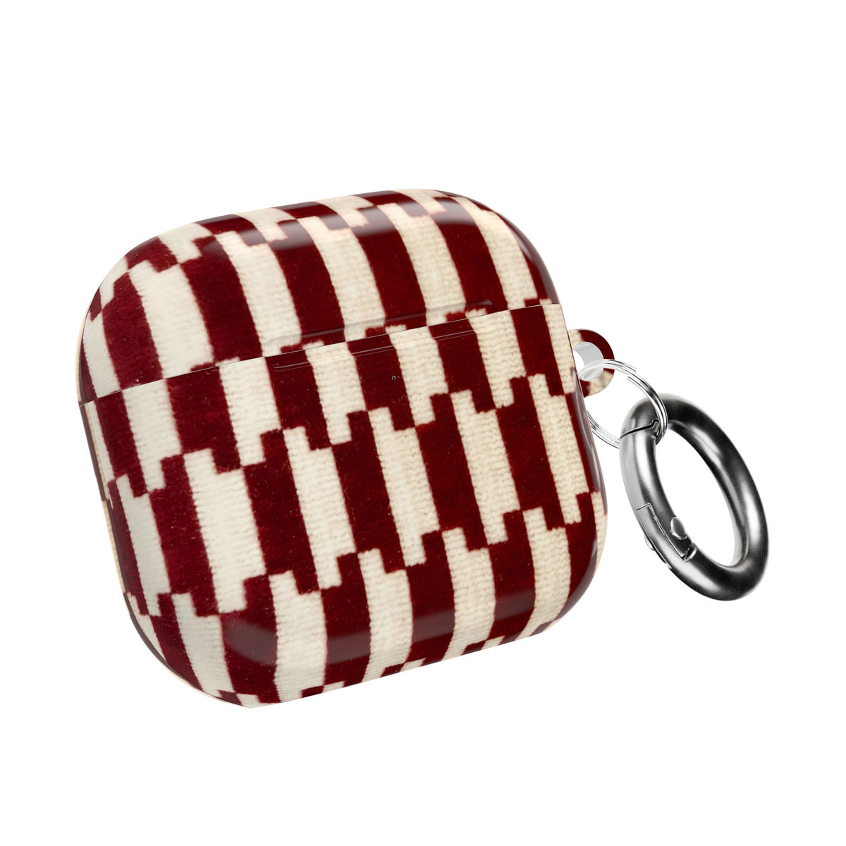 Wine & Cream AirPod Case – Slim Protective Charging Case