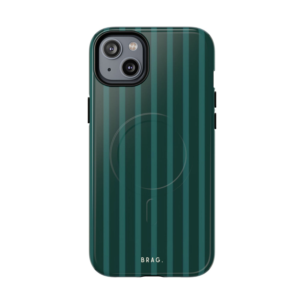 Forest Stripe MagSafe Tough Phone Case — Magnetic Protective Cover