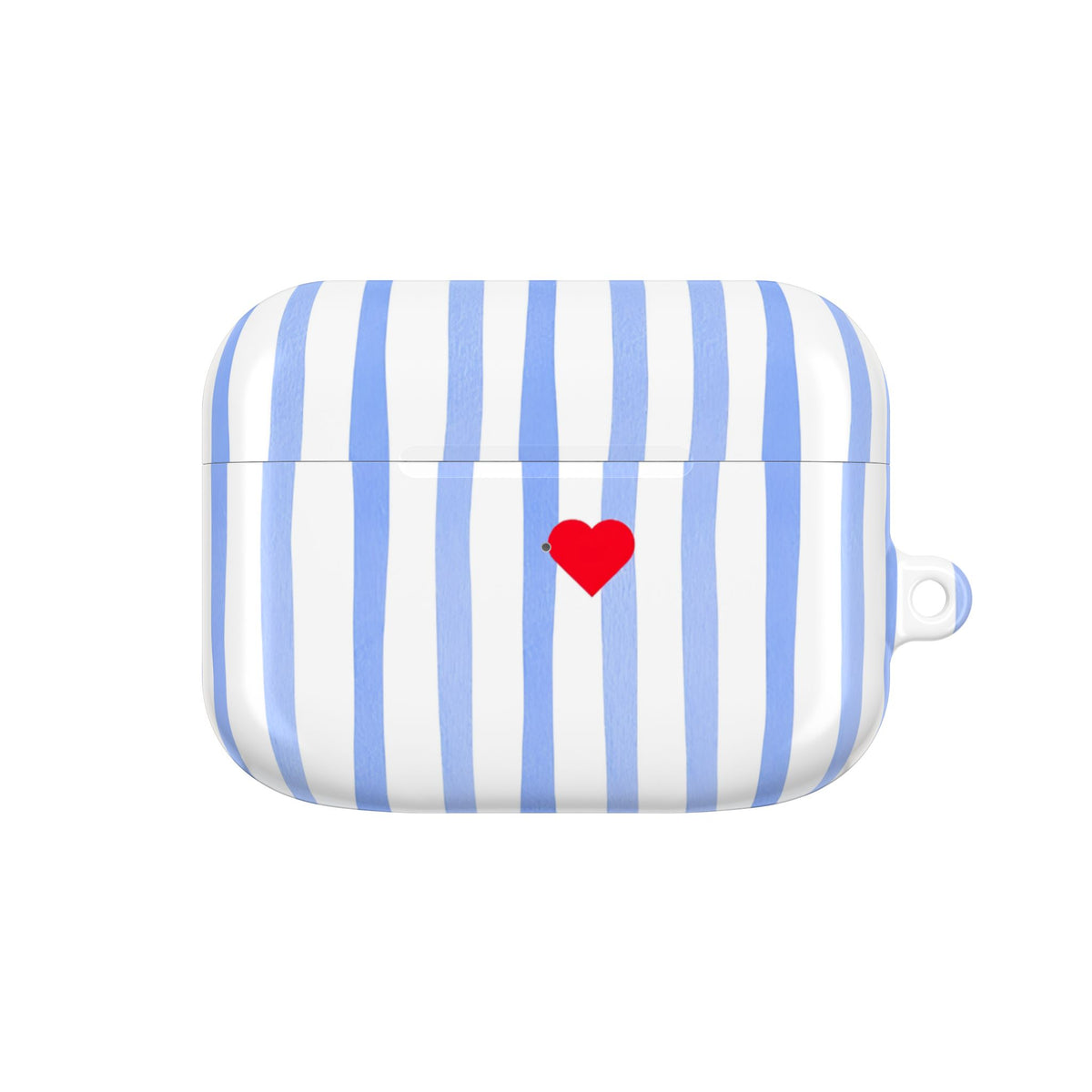 Blue Heart AirPod Case – Slim Protective Charging Case