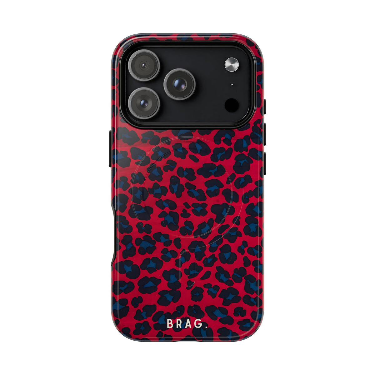 Red Flag MagSafe Tough Phone Case — Magnetic Protective Cover
