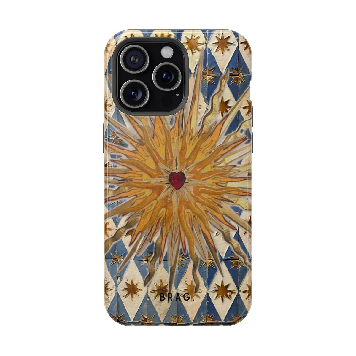 Fortune Heart Magnetic Impact-Resistant Phone Case