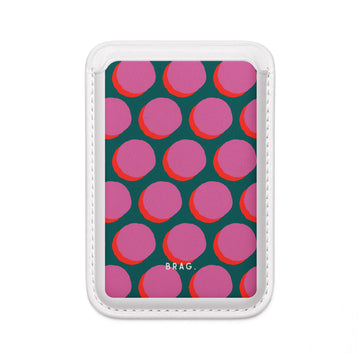 Pink Moon MagSafe Vegan Wallet — Slim Phone Card Holder