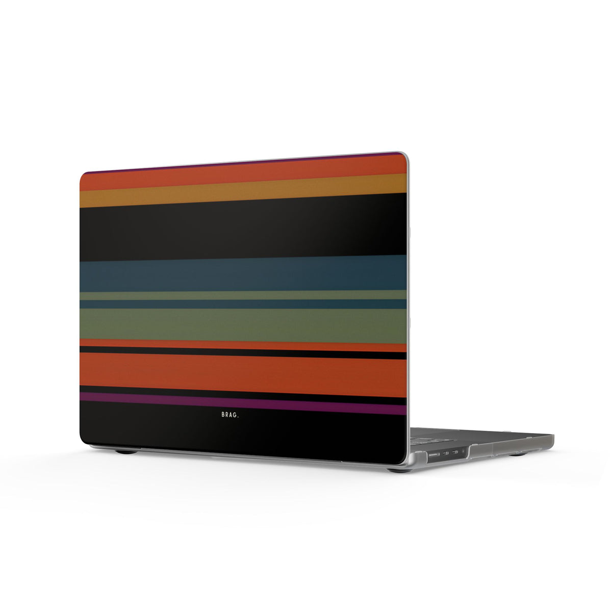 Market Stripe Matte MacBook Case — Slim Protective Laptop Cover