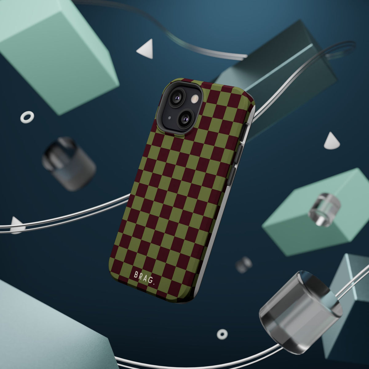Lucky Check Magnetic Impact-Resistant Phone Case