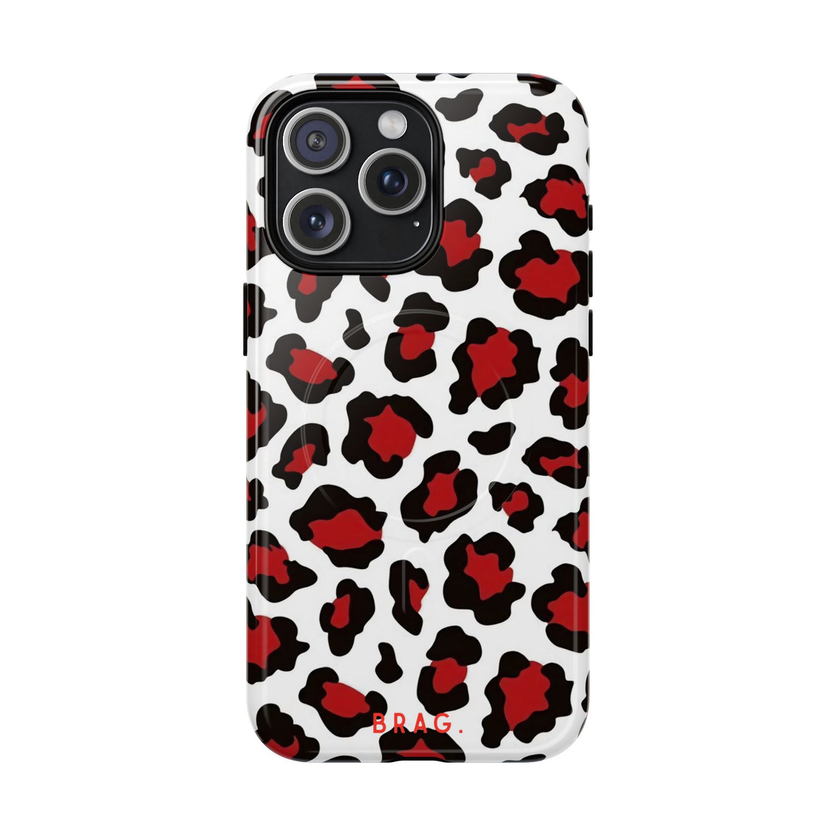 Leopard Kiss MagSafe Tough Phone Case — Magnetic Protective Cover