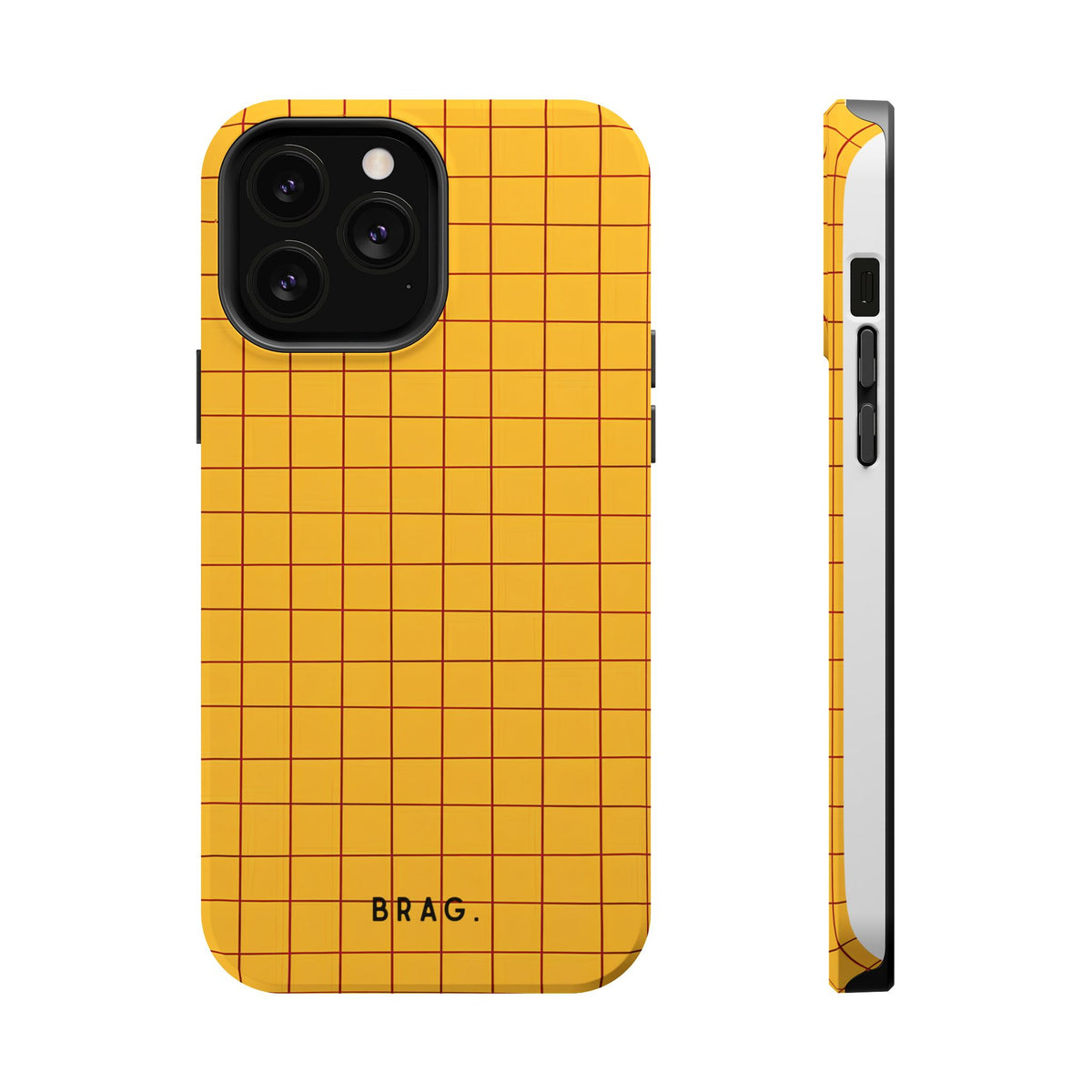 Cheese Grid Magnetic Impact-Resistant Phone Case