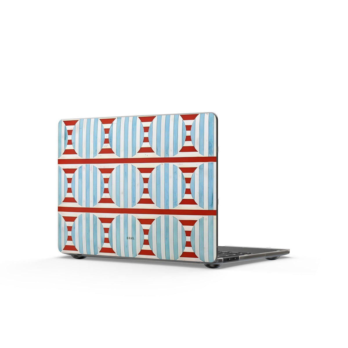 Riviera Stripe Matte MacBook Case — Slim Protective Laptop Cover