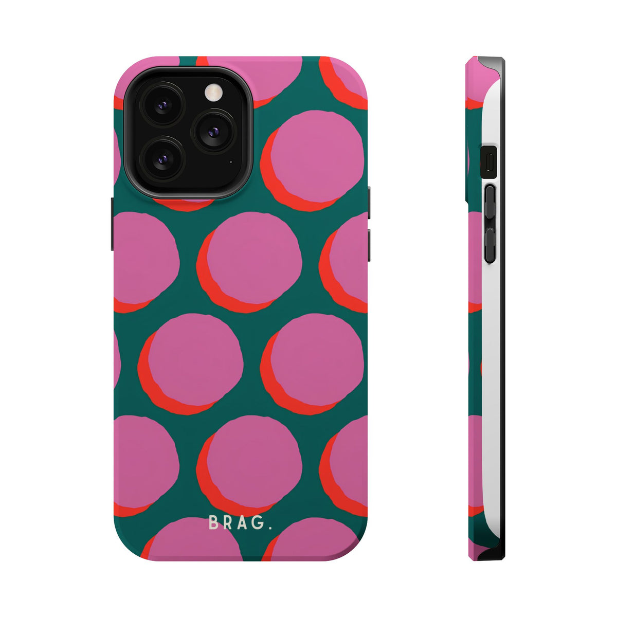 Pink Moon Magnetic Impact-Resistant Phone Case