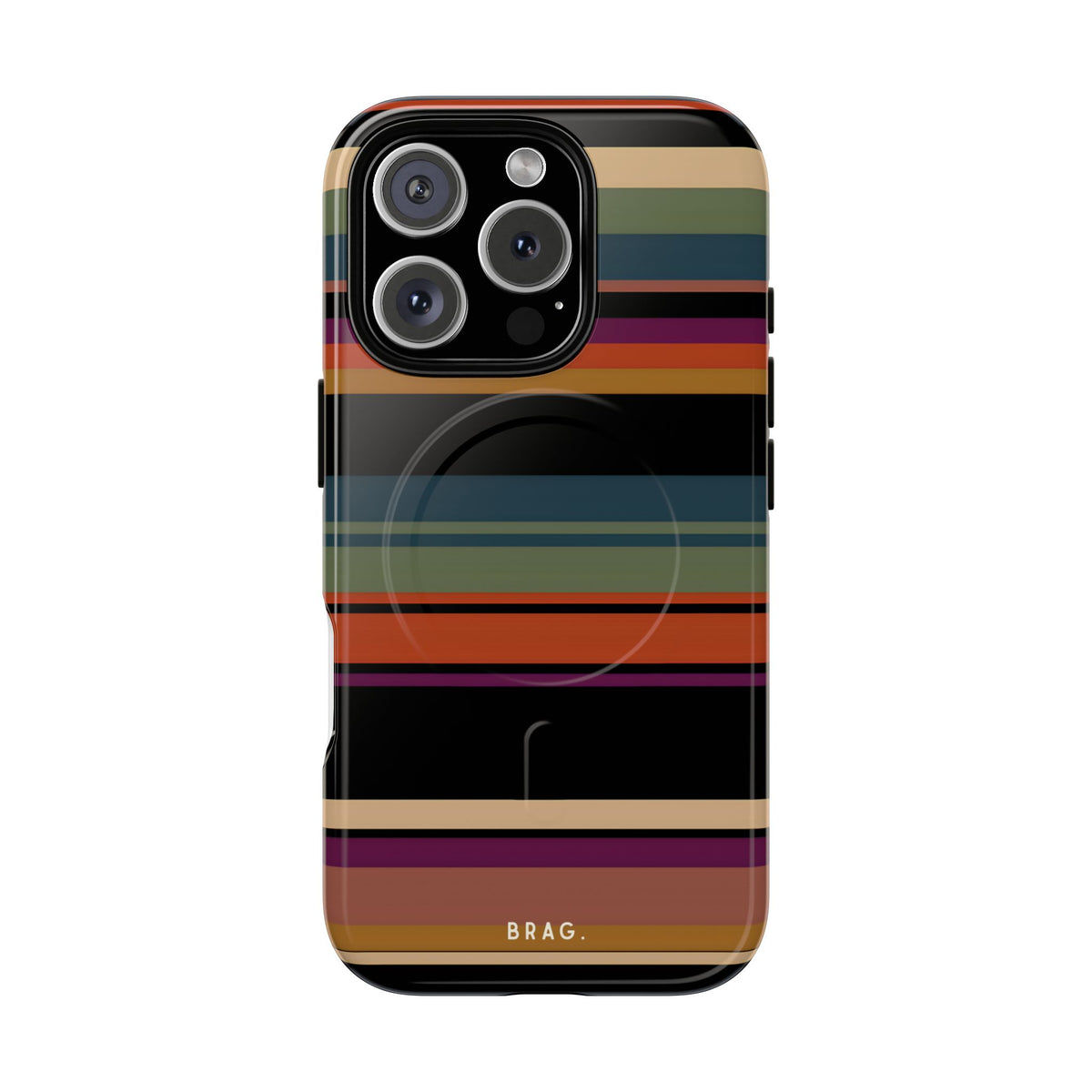 Market Stripe MagSafe Tough Phone Case — Magnetic Protective Cover