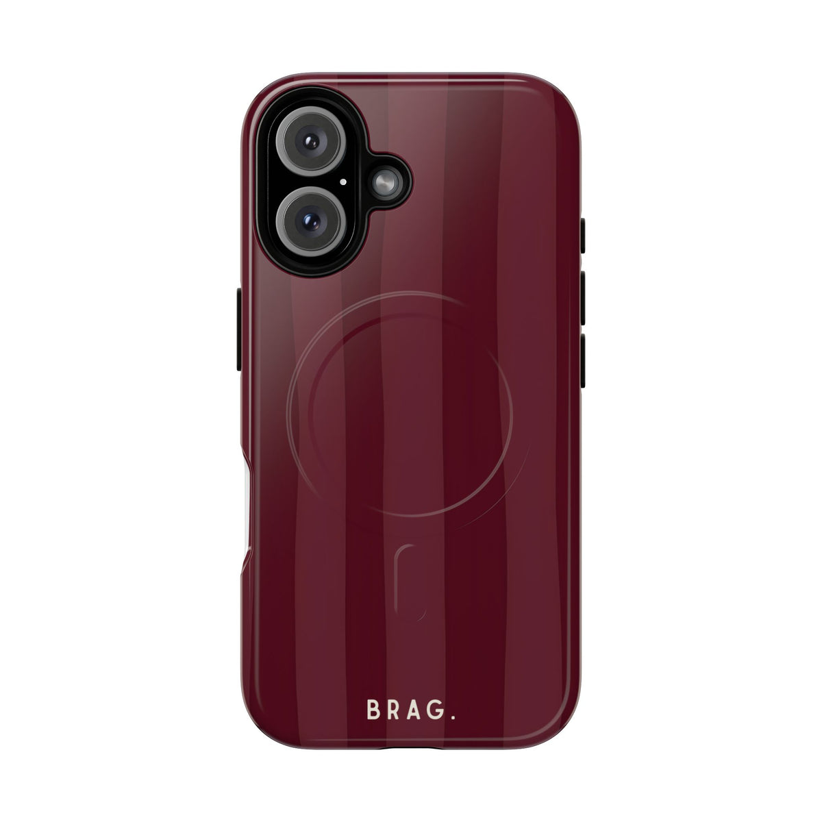 Dark Cherry MagSafe Tough Phone Case — Magnetic Protective Cover