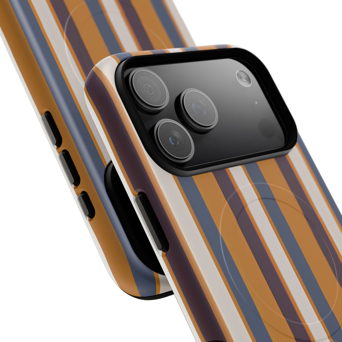 Sunset Stripe MagSafe Tough Phone Case — Magnetic Protective Cover