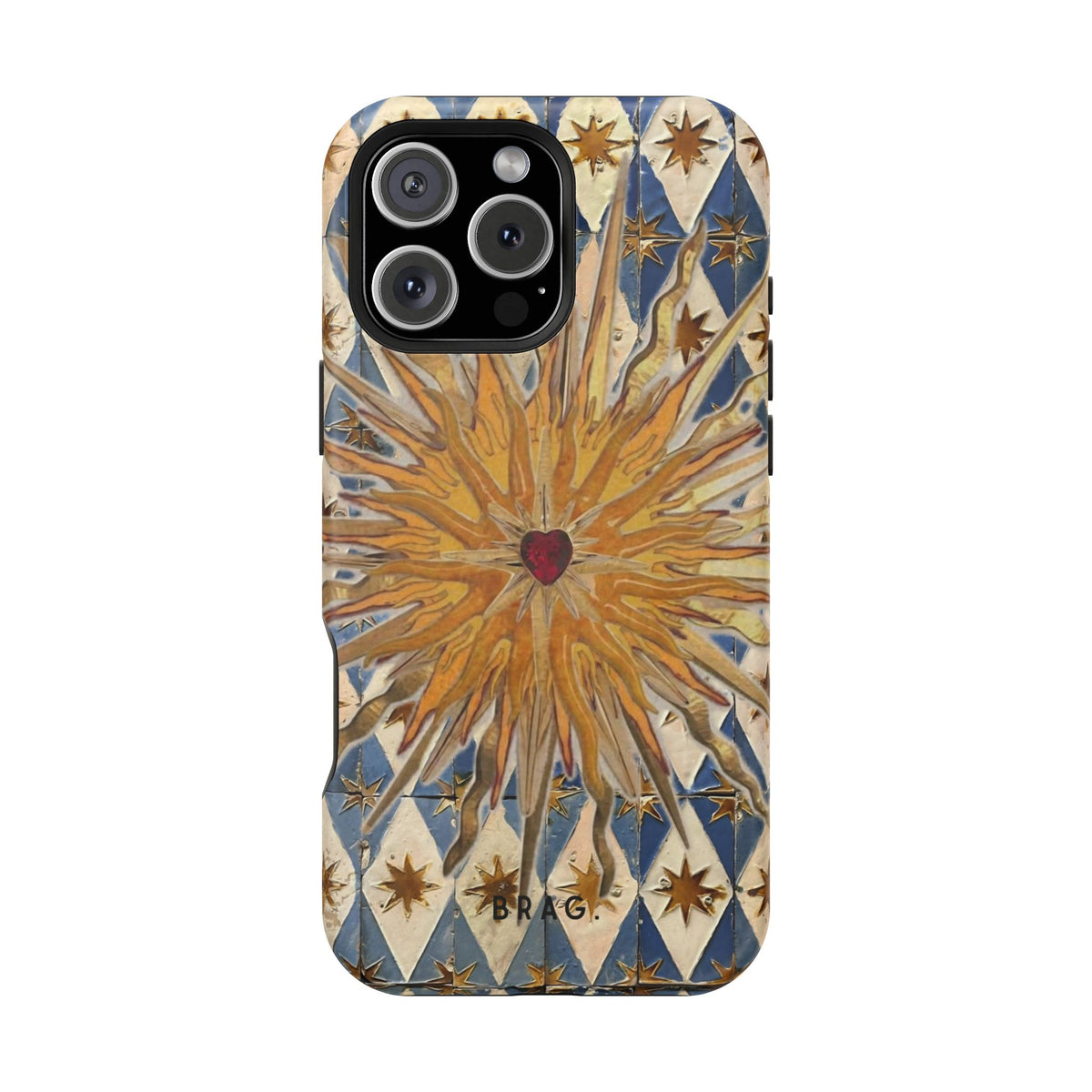 Fortune Heart Magnetic Impact-Resistant Phone Case