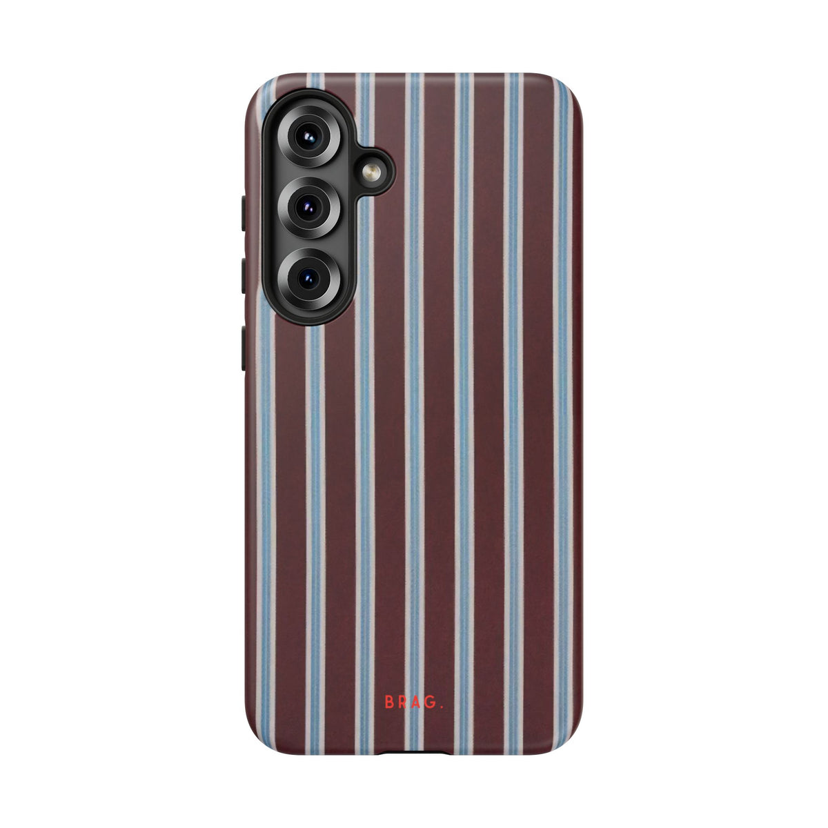 Maroon Lines Tough Phone Case – Shockproof Protective iPhone Cover