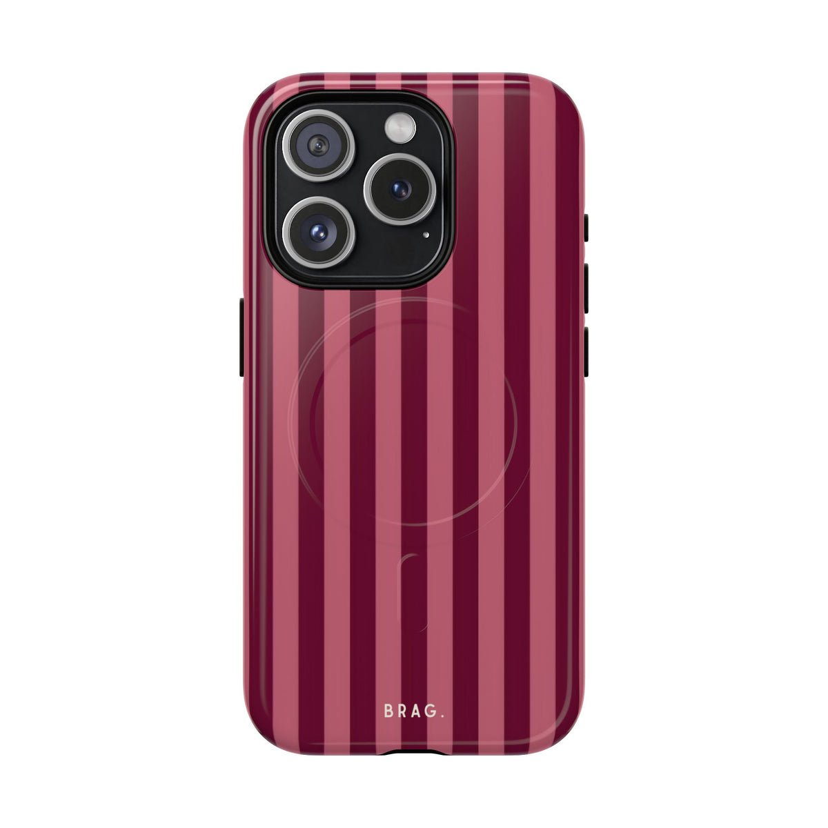 Hot Pink MagSafe Tough Phone Case — Magnetic Protective Cover