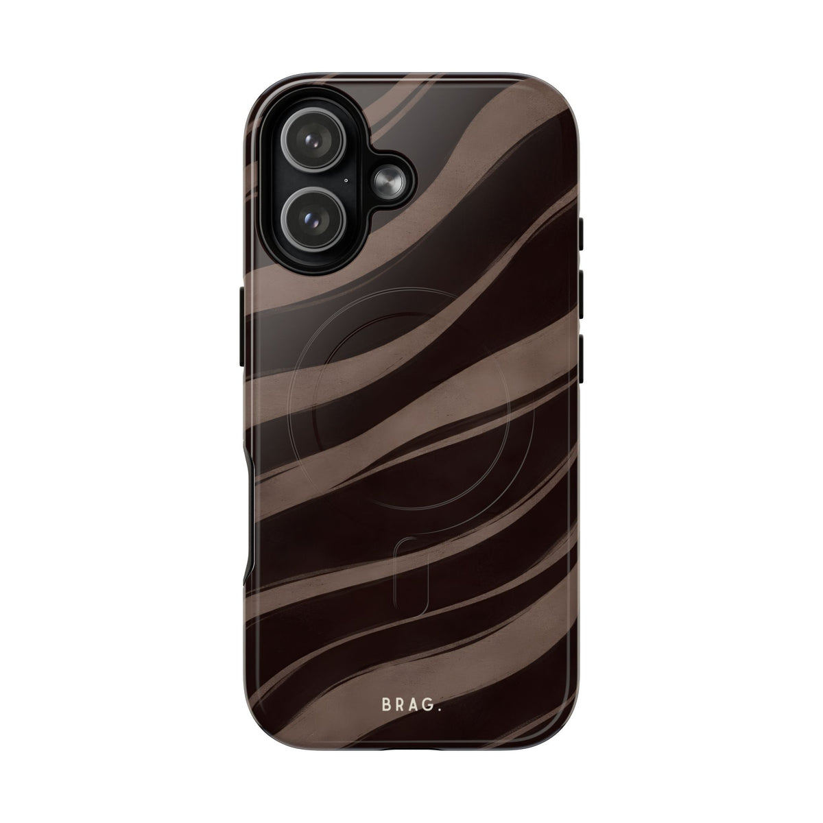 Zebra Wave MagSafe Tough Phone Case — Magnetic Protective Cover
