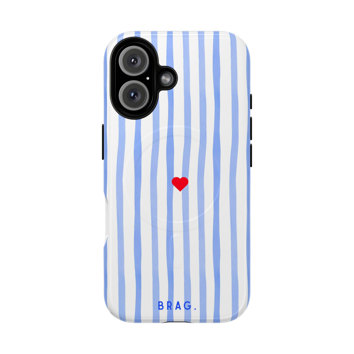 Blue Heart MagSafe Tough Phone Case — Magnetic Protective Cover