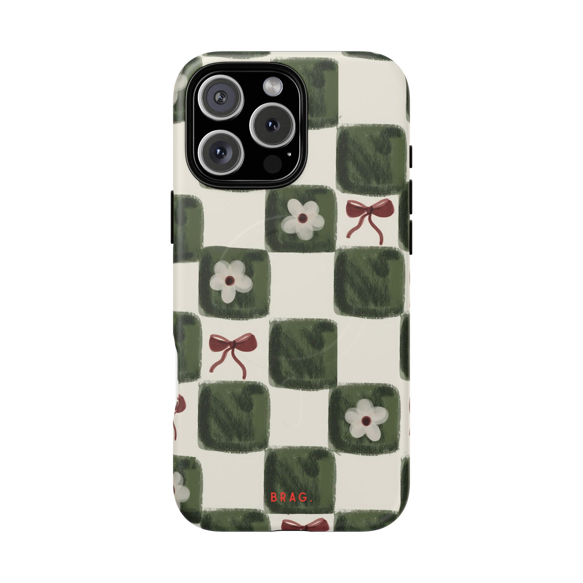 Garden Mosaic MagSafe Tough Phone Case — Magnetic Protective Cover