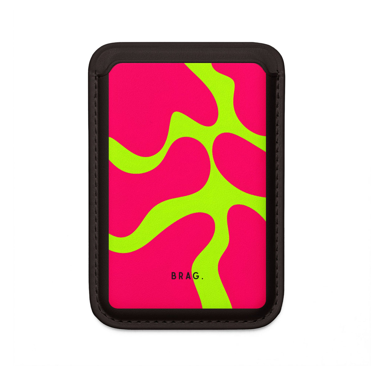 Pink Mirage MagSafe Vegan Wallet — Slim Phone Card Holder