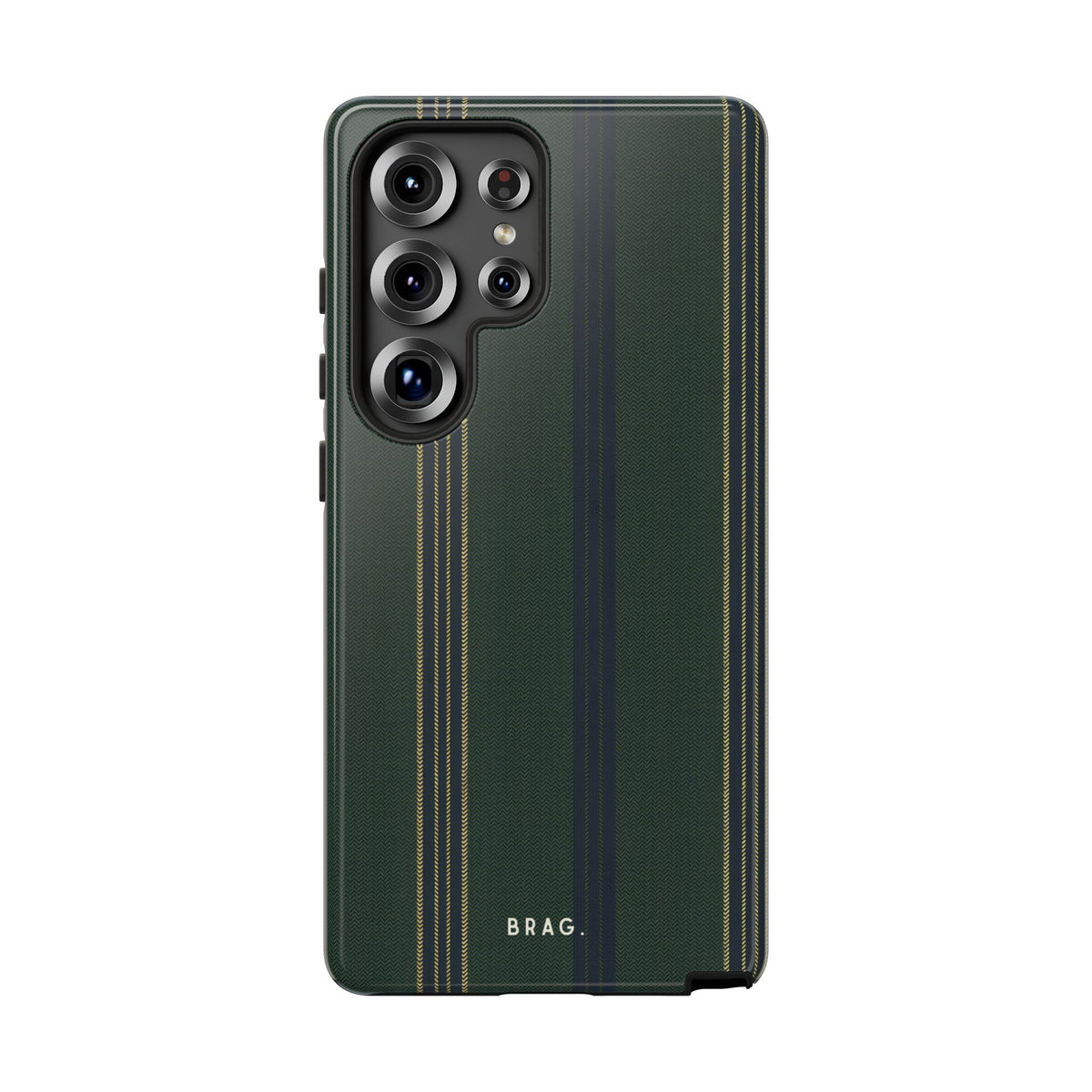 Olive Pinstripe Tough Phone Case – Shockproof Protective iPhone Cover