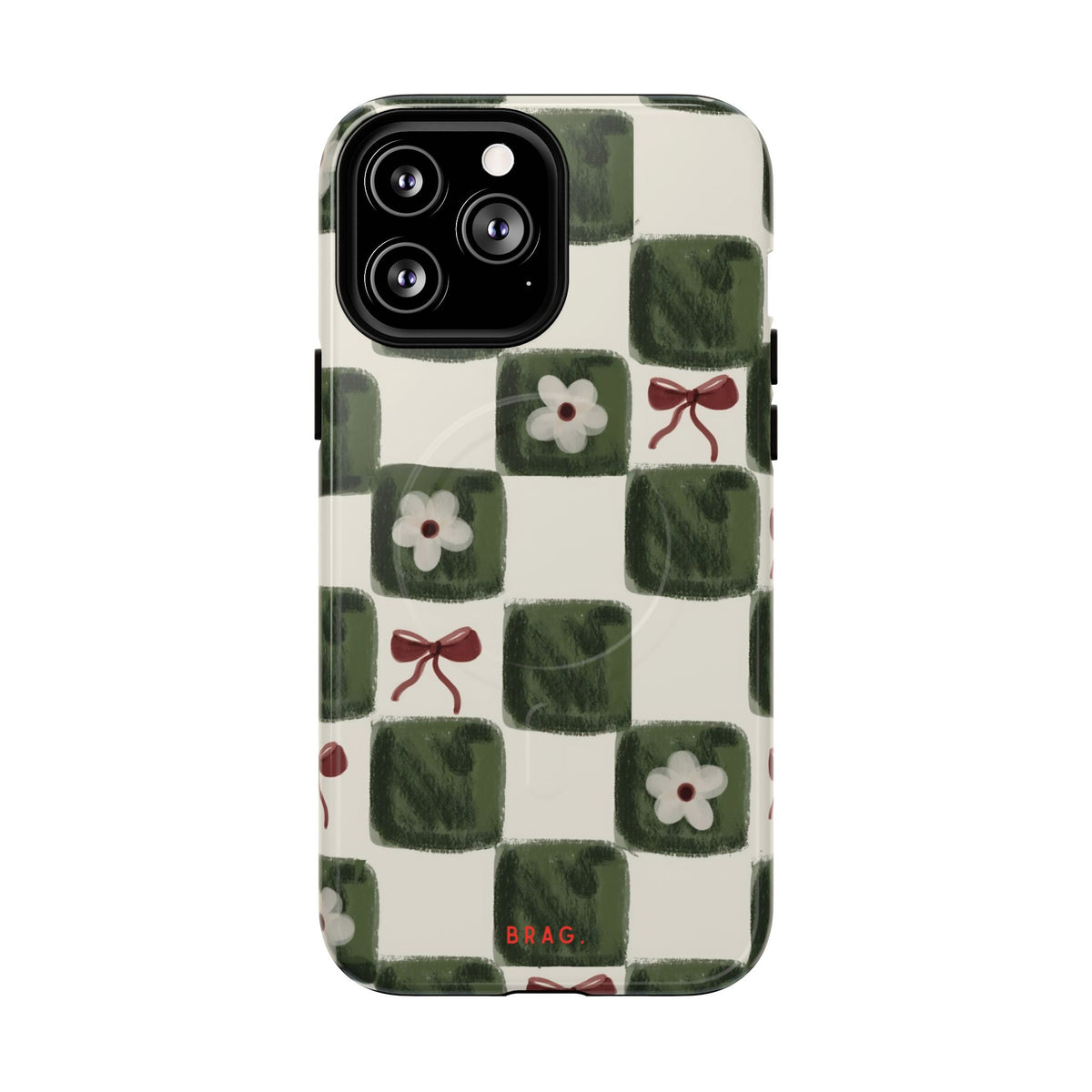 Garden Mosaic MagSafe Tough Phone Case — Magnetic Protective Cover