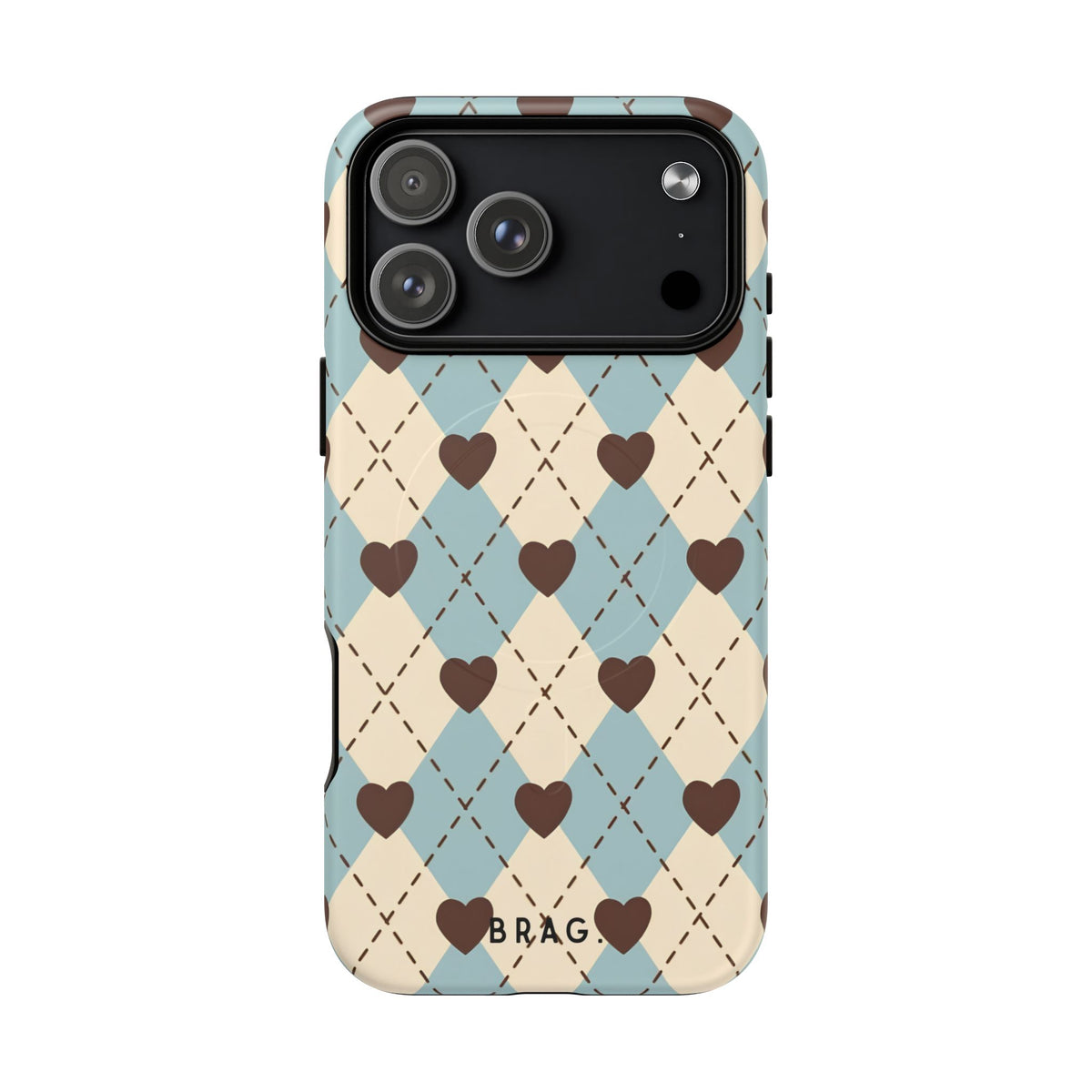 Sweetheart Plaid MagSafe Tough Phone Case — Magnetic Protective Cover