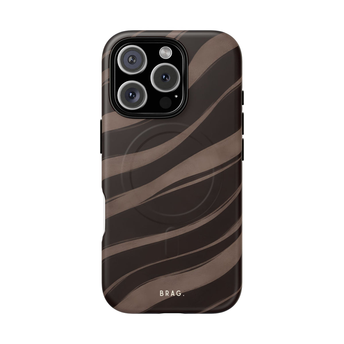 Zebra Wave MagSafe Tough Phone Case — Magnetic Protective Cover