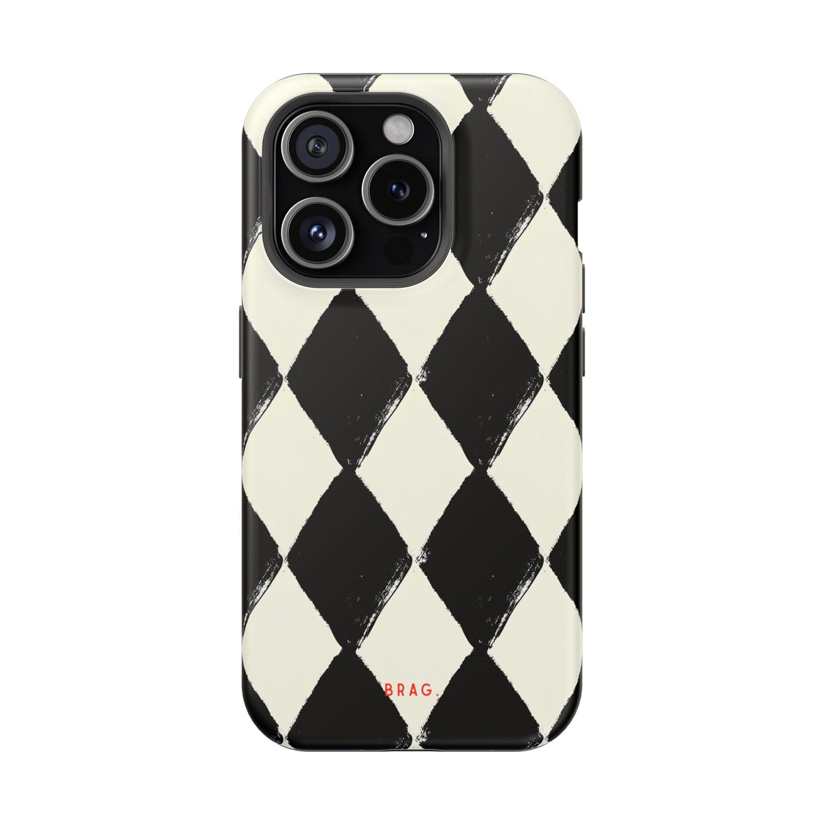 Ivory Harlequin Magnetic Impact-Resistant Phone Case