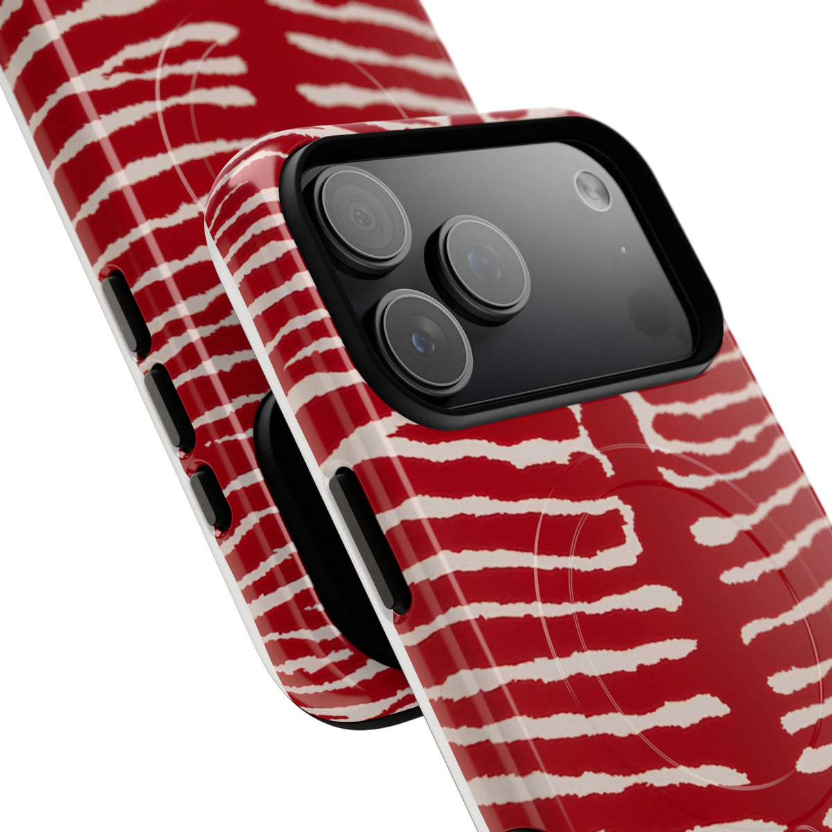 Striped Heat MagSafe Tough Phone Case — Magnetic Protective Cover
