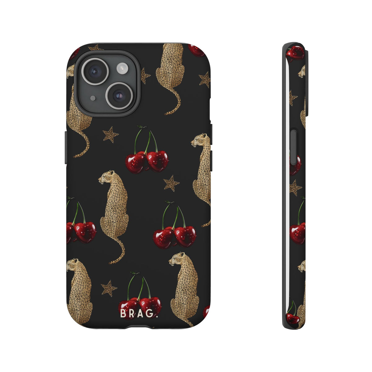 Wild Cherry Tough Phone Case – Shockproof Protective iPhone Cover