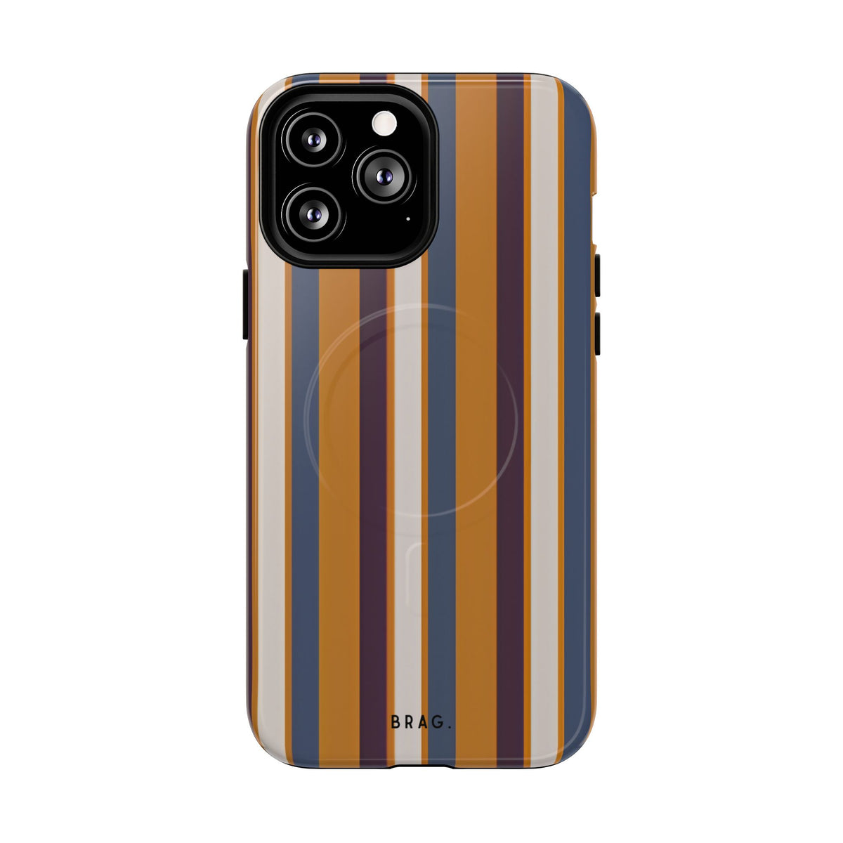 Sunset Stripe MagSafe Tough Phone Case — Magnetic Protective Cover