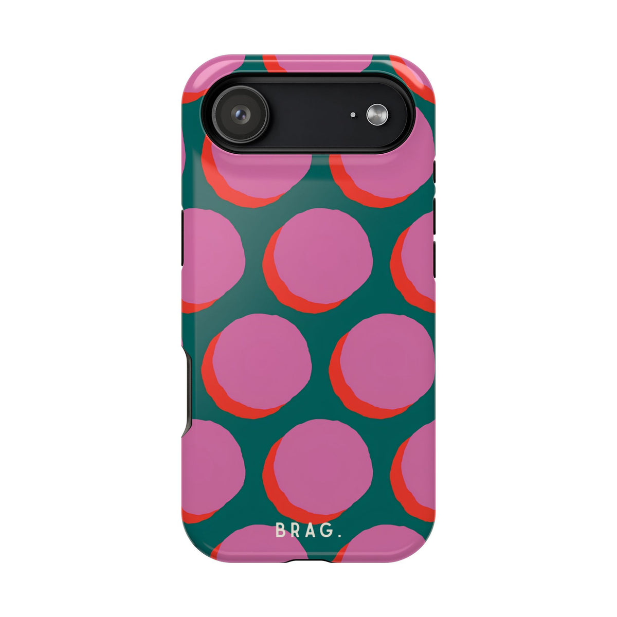 Pink Moon Magnetic Impact-Resistant Phone Case