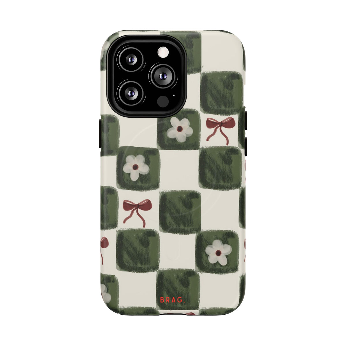 Garden Mosaic MagSafe Tough Phone Case — Magnetic Protective Cover