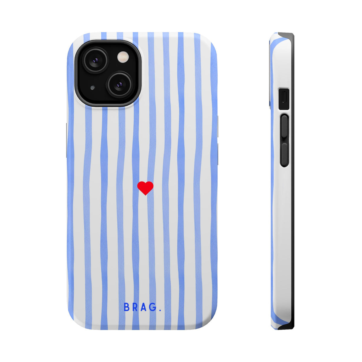 Blue Heart Magnetic Impact-Resistant Phone Case