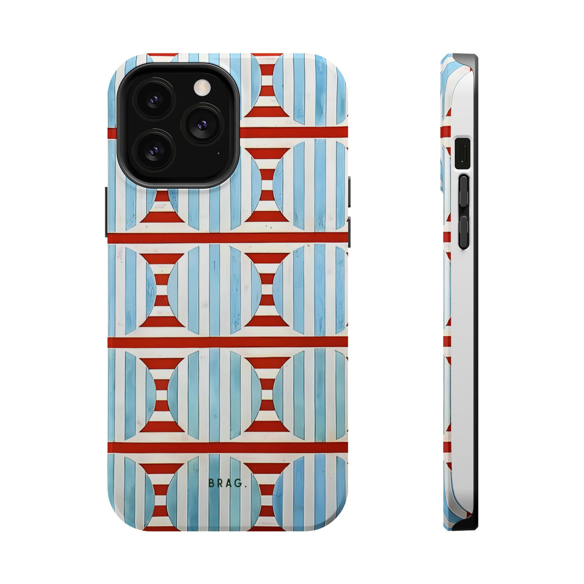 Riviera Stripe Magnetic Impact-Resistant Phone Case