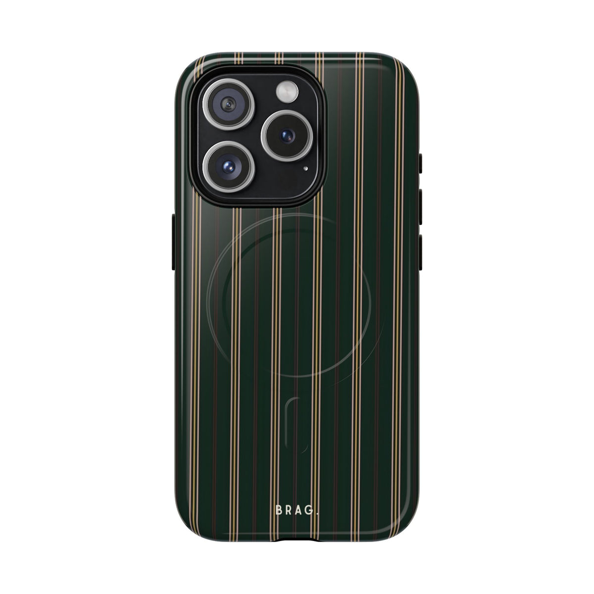 Vintage Pinstripe MagSafe Tough Phone Case — Magnetic Protective Cover