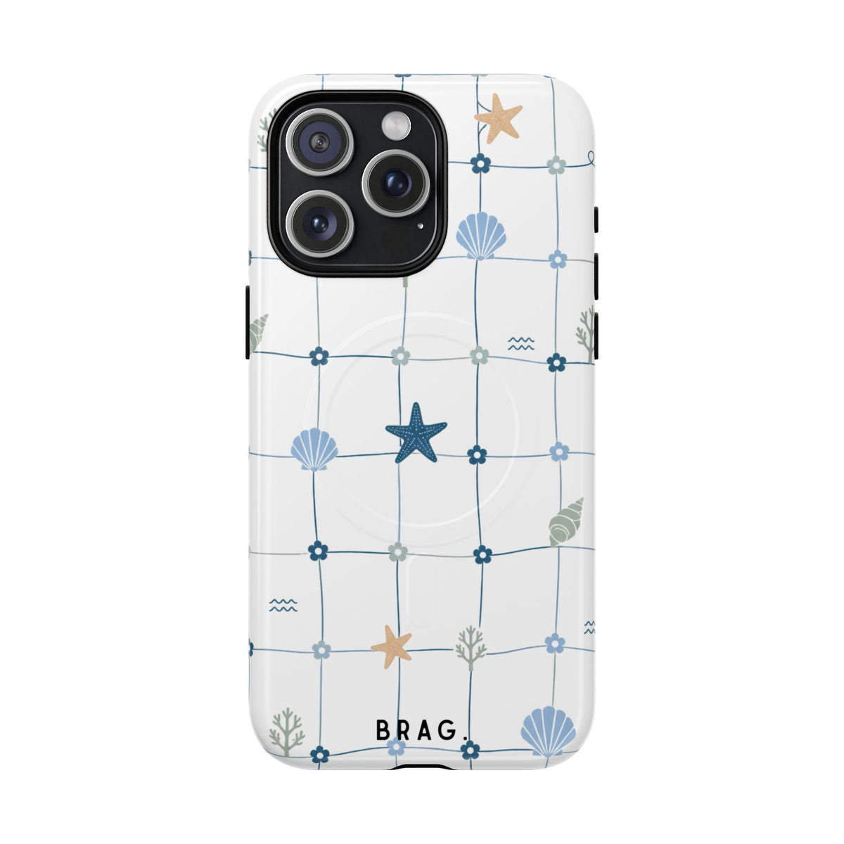 Sea Sun Sand MagSafe Tough Phone Case — Magnetic Protective Cover