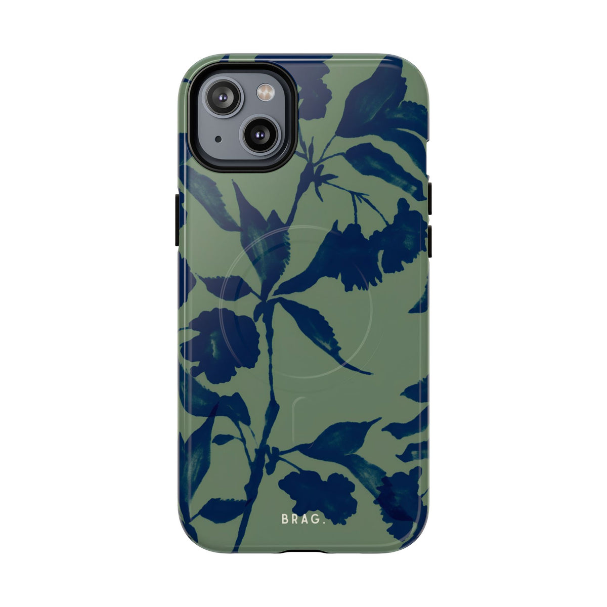 Sage Bloom MagSafe Tough Phone Case — Magnetic Protective Cover