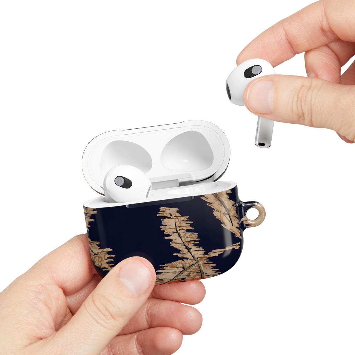 Golden Fern AirPod Case – Slim Protective Charging Case