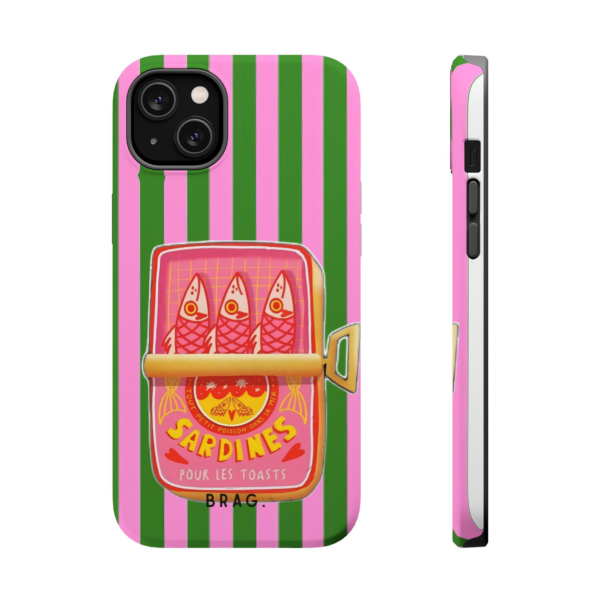 Tinned Pink Magnetic Impact-Resistant Phone Case