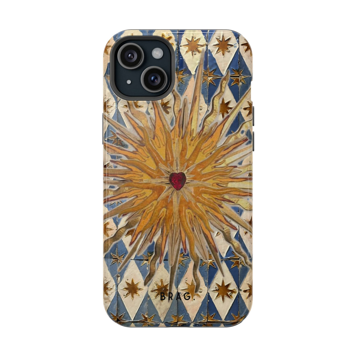 Fortune Heart Magnetic Impact-Resistant Phone Case