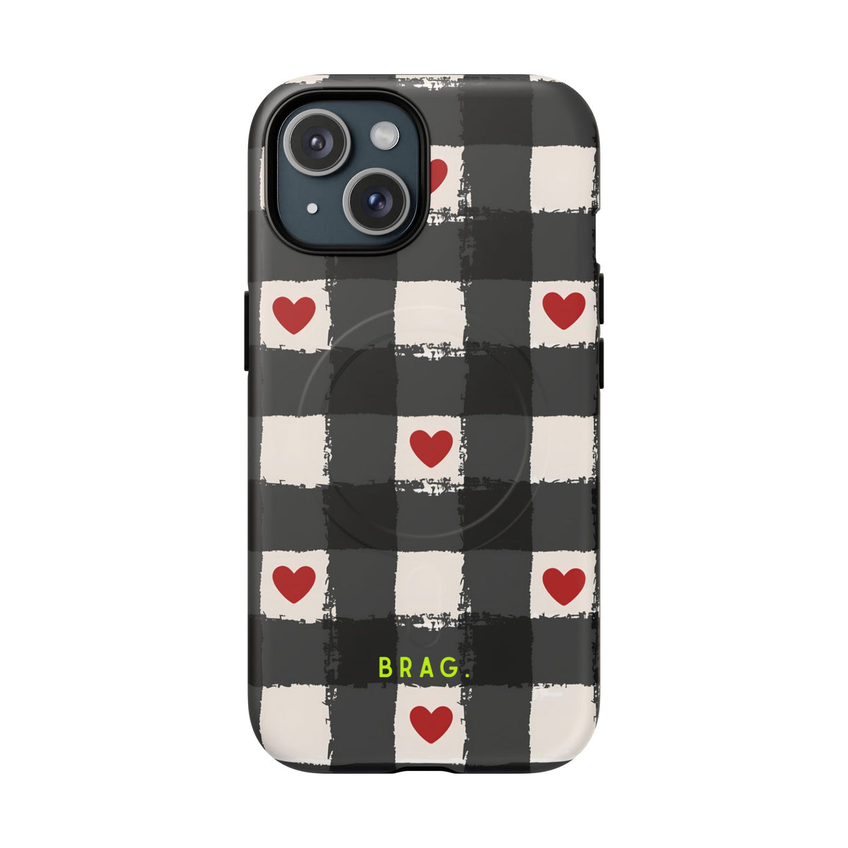 Lucky Heart MagSafe Tough Phone Case — Magnetic Protective Cover