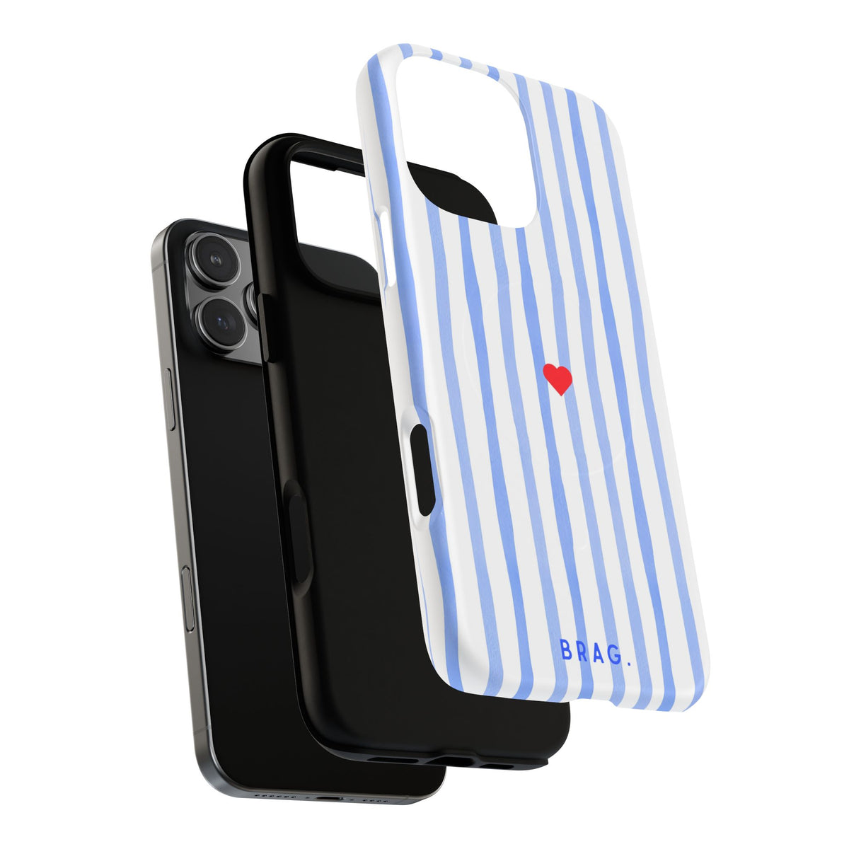 Blue Heart MagSafe Tough Phone Case — Magnetic Protective Cover