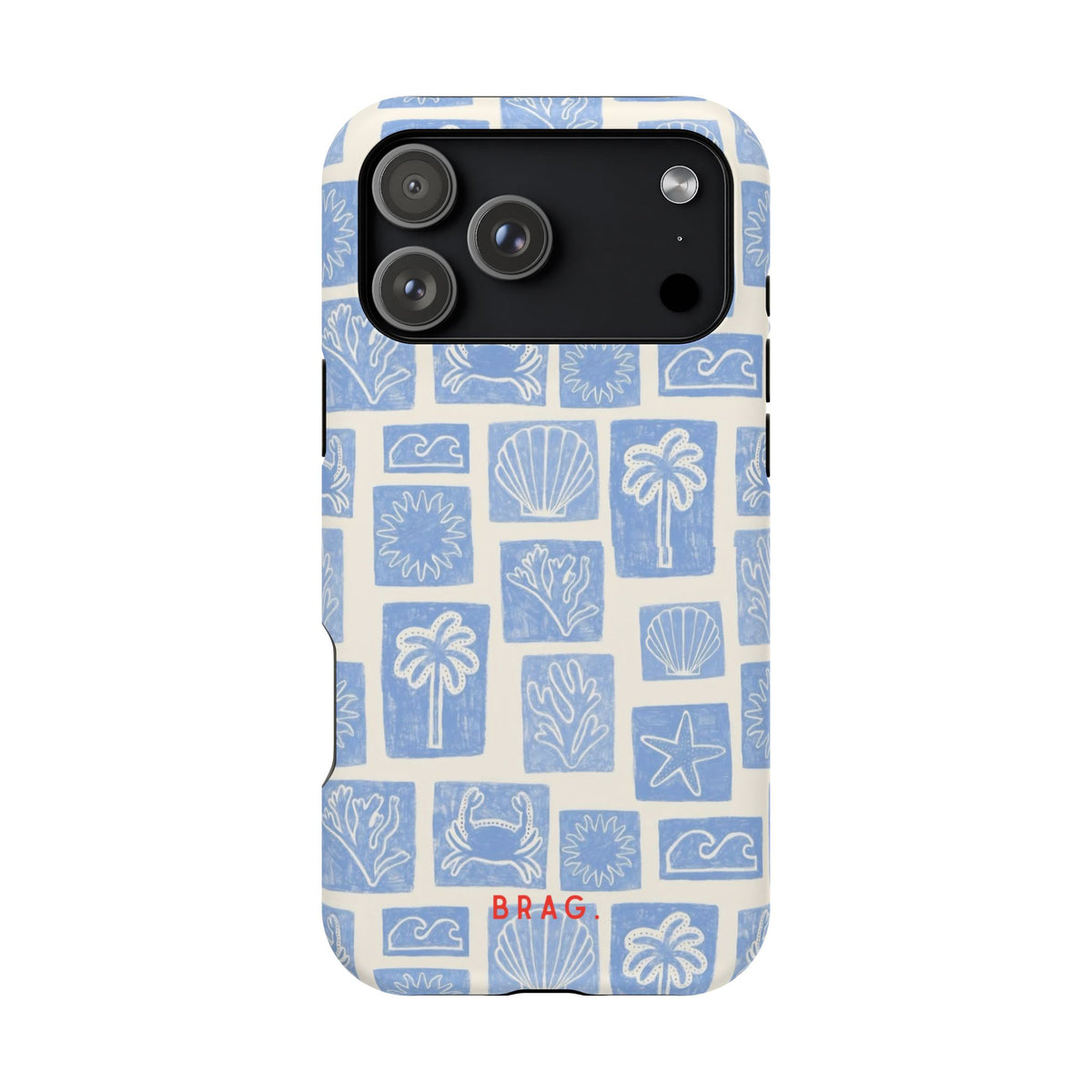 Azure Tiles Magnetic Impact-Resistant Phone Case