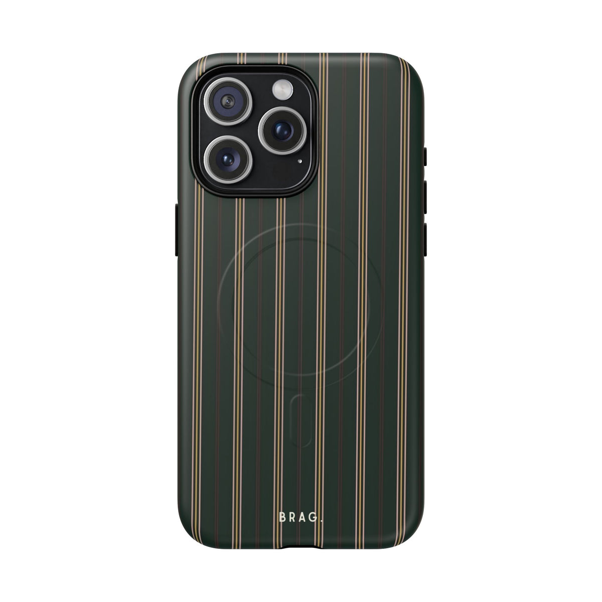 Vintage Pinstripe MagSafe Tough Phone Case — Magnetic Protective Cover