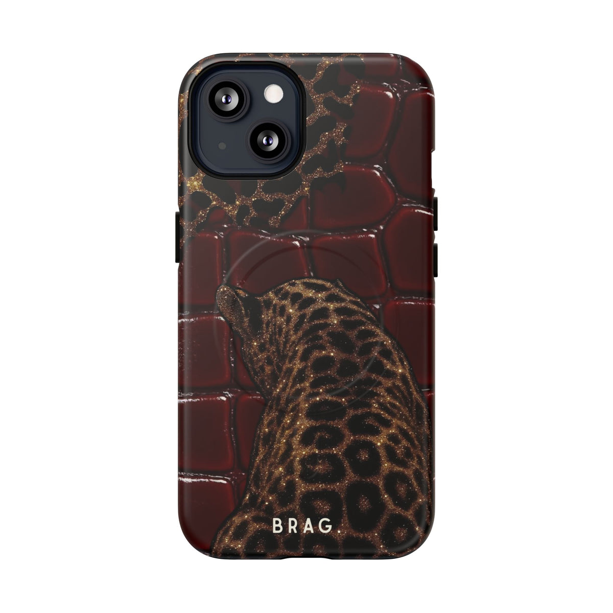 Leopard Lounge MagSafe Tough Phone Case — Magnetic Protective Cover