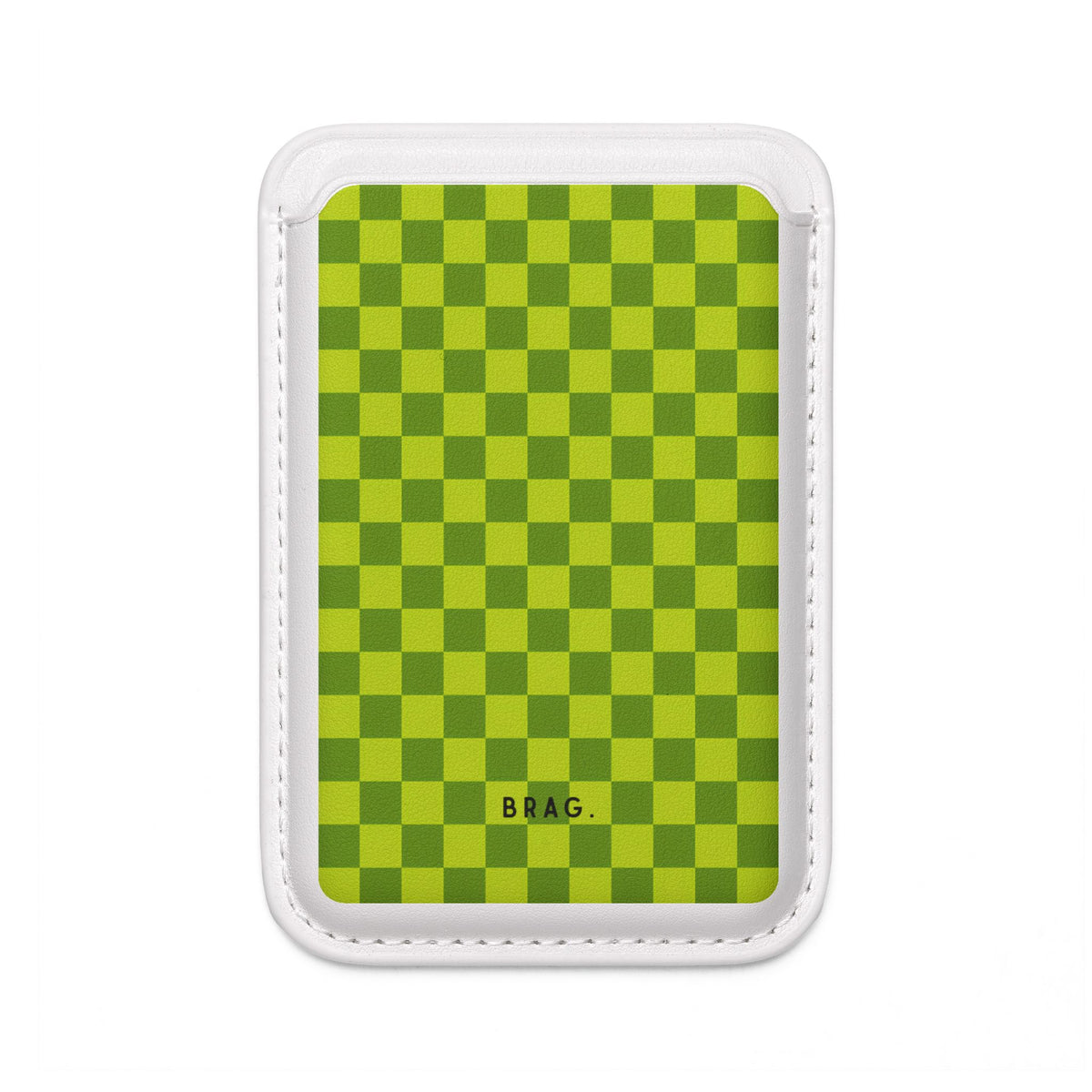 Lime Crush MagSafe Vegan Wallet — Slim Phone Card Holder