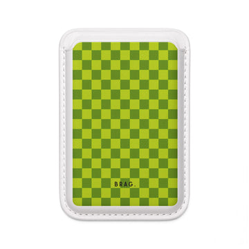 Lime Crush MagSafe Vegan Wallet — Slim Phone Card Holder