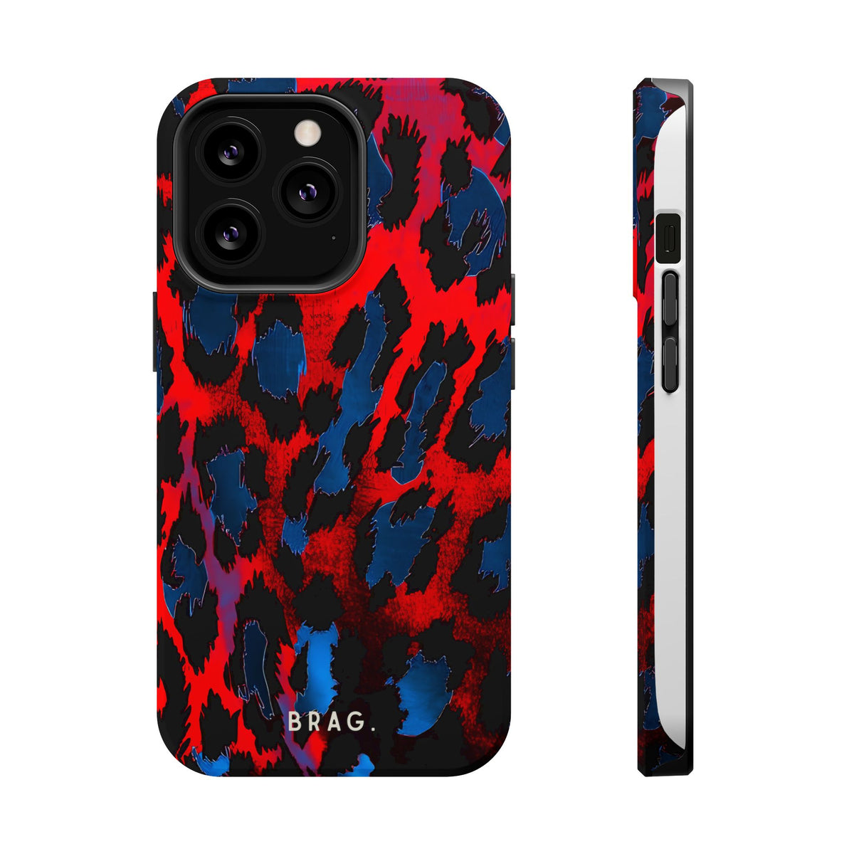 Blue Heat Magnetic Impact-Resistant Phone Case